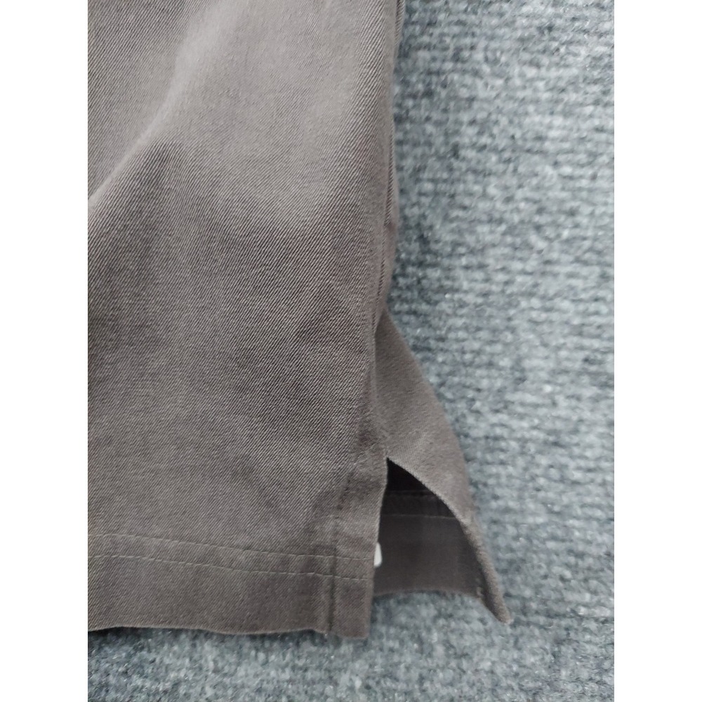 Eileen Fisher Cropped Elastic-Waist Relaxed Pants in Olive Gray - Picture 6 of 12